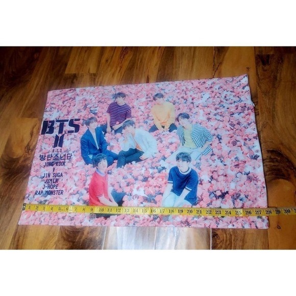 BTS vintage pillow case. Young BTS boys Kpop Collectable Rare BTS Army must have - Picture 2 of 4